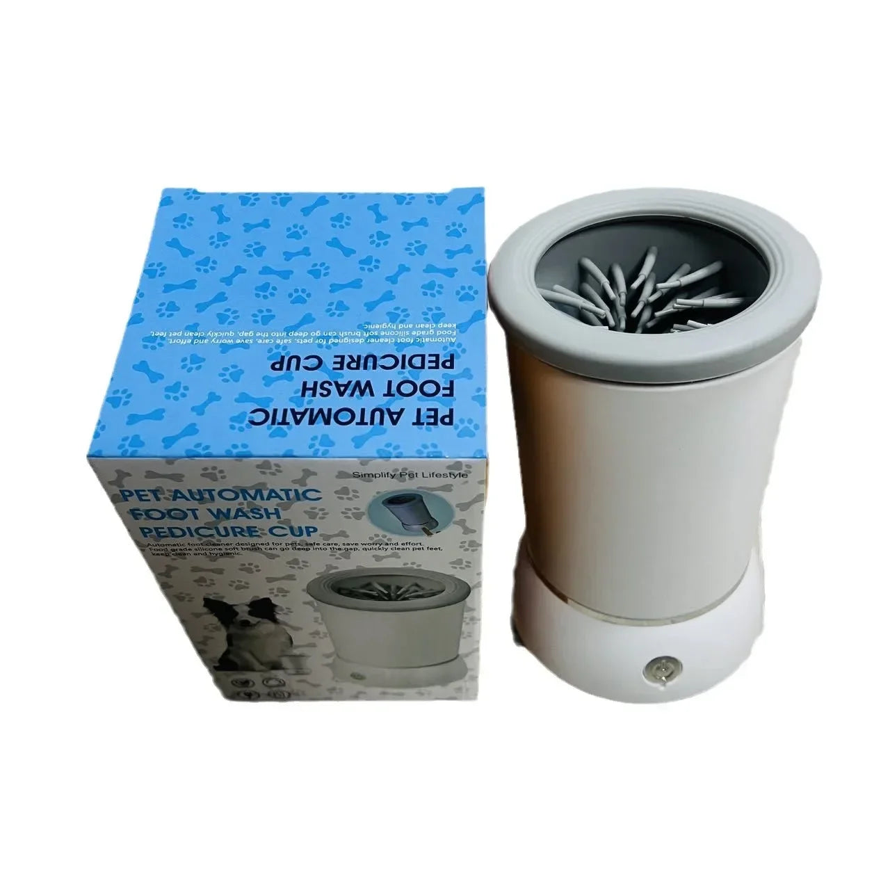 Electric Dog Foot Washing Cup Pet Grooming Tool Intelligent Automatic Paw Cleaner Silicone Material Pet Foot Wash Cup